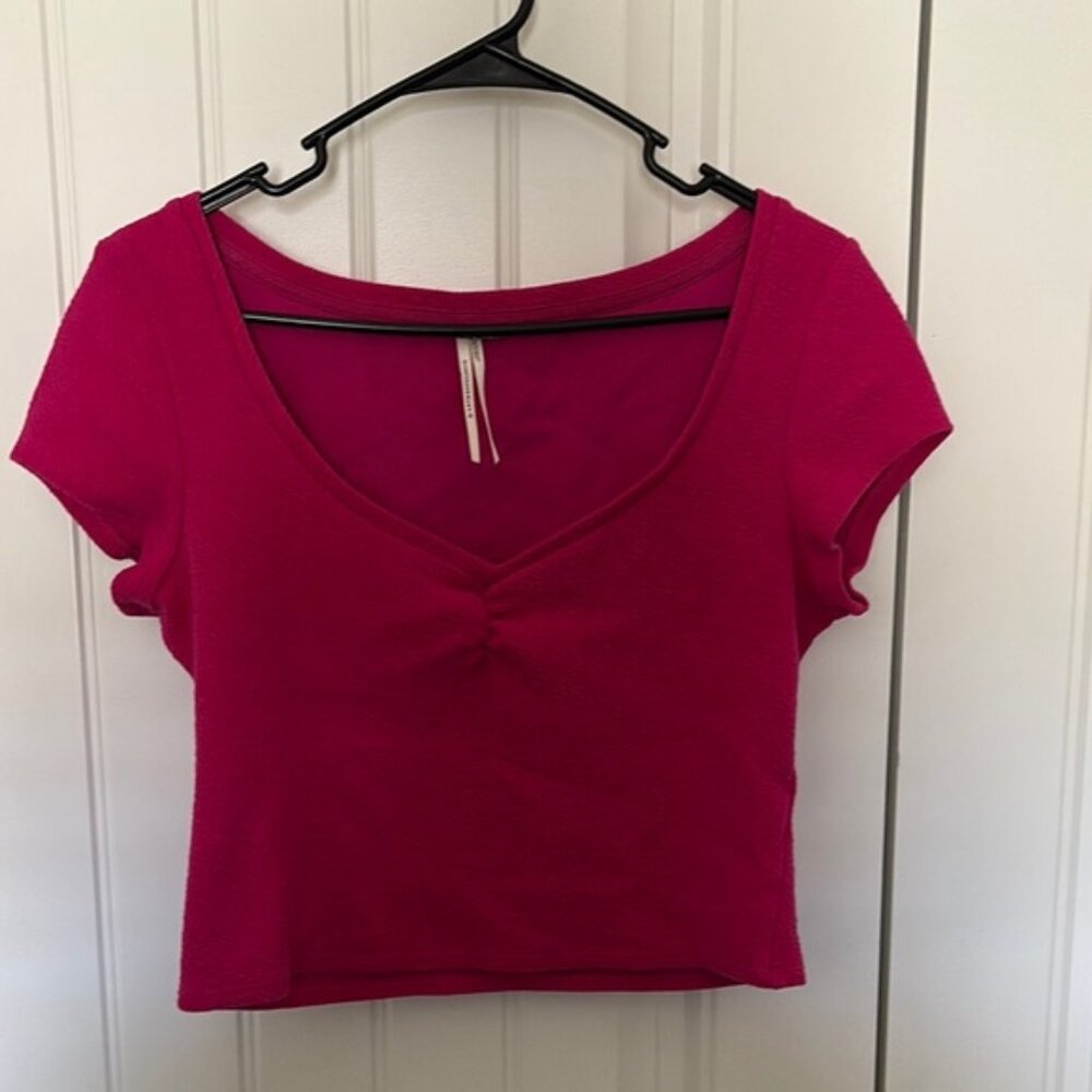Anthropologie Women's Pink Top